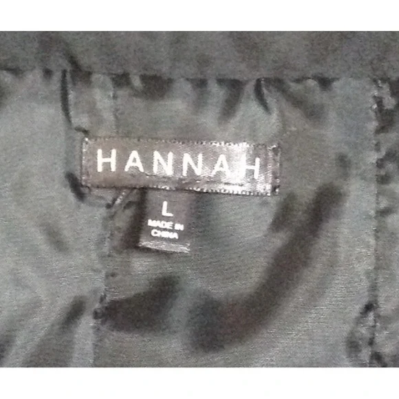 Hannah Brand Women's S Black Sleeveless Snap Close Vest Size Large - Picture 9 of 15